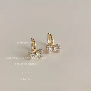 14K Gorgious Butterfly Earrings for Women, Made of Zirconium with Delicate Craftsmanship