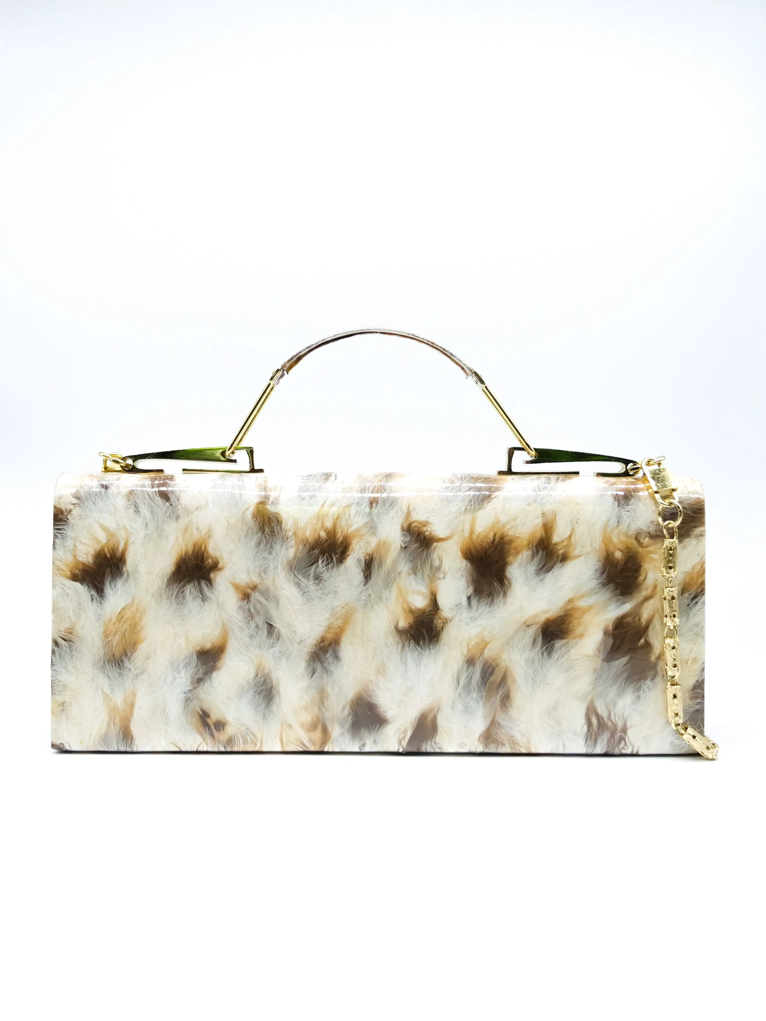 1960's Feather Bag