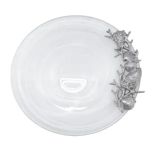 Alabaster White Seaside Platter