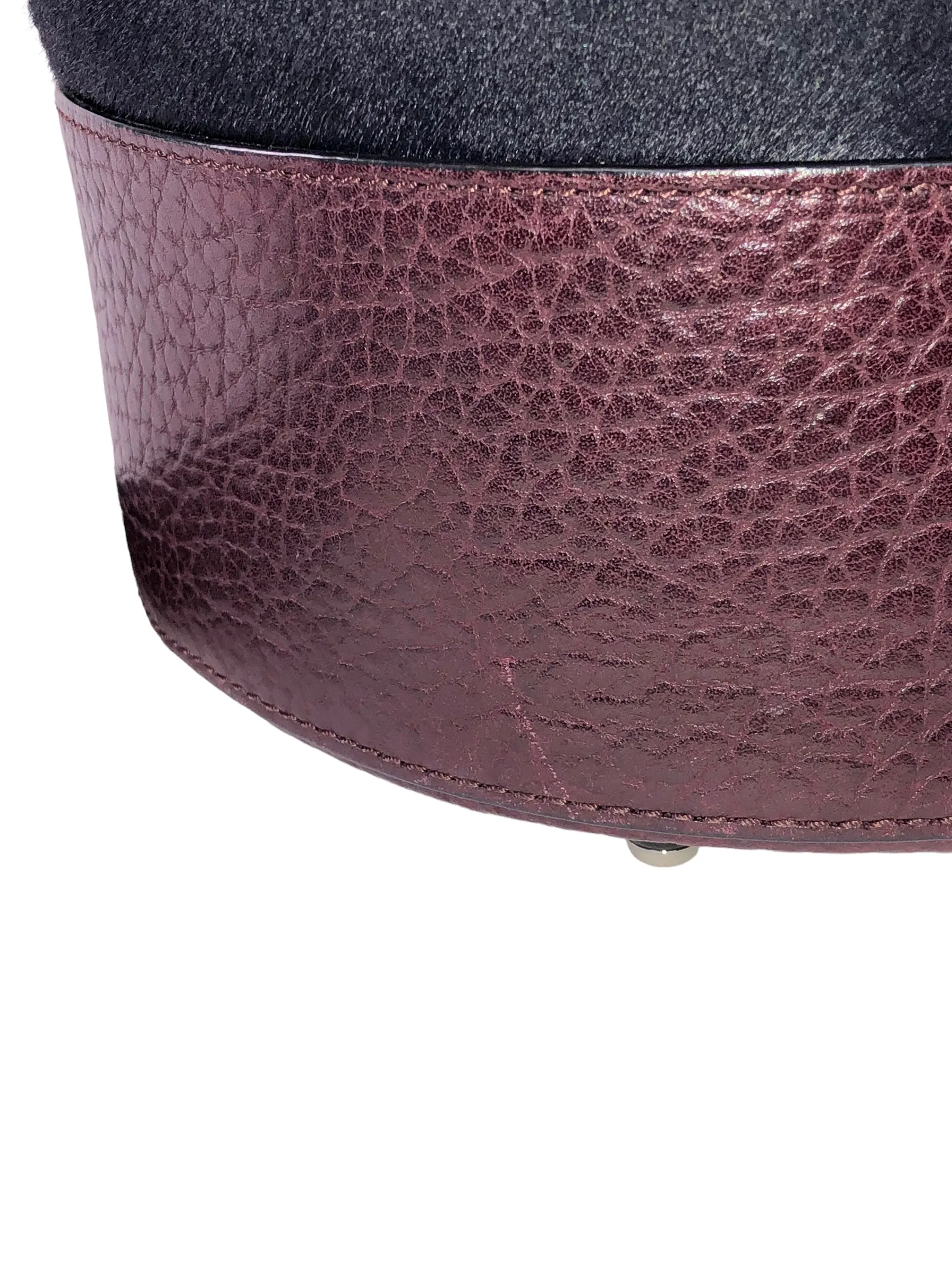Alexander Wang Black Pony Hair Bucket Bag