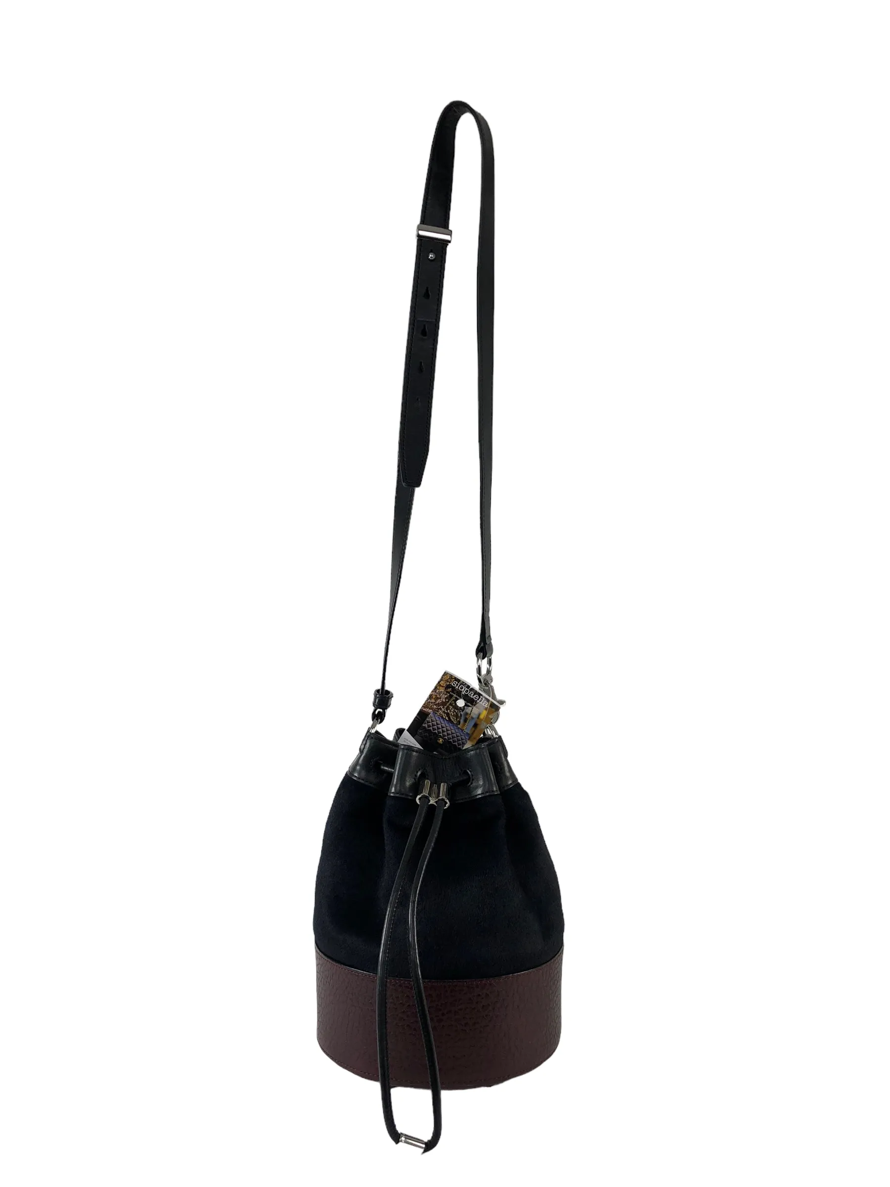 Alexander Wang Black Pony Hair Bucket Bag