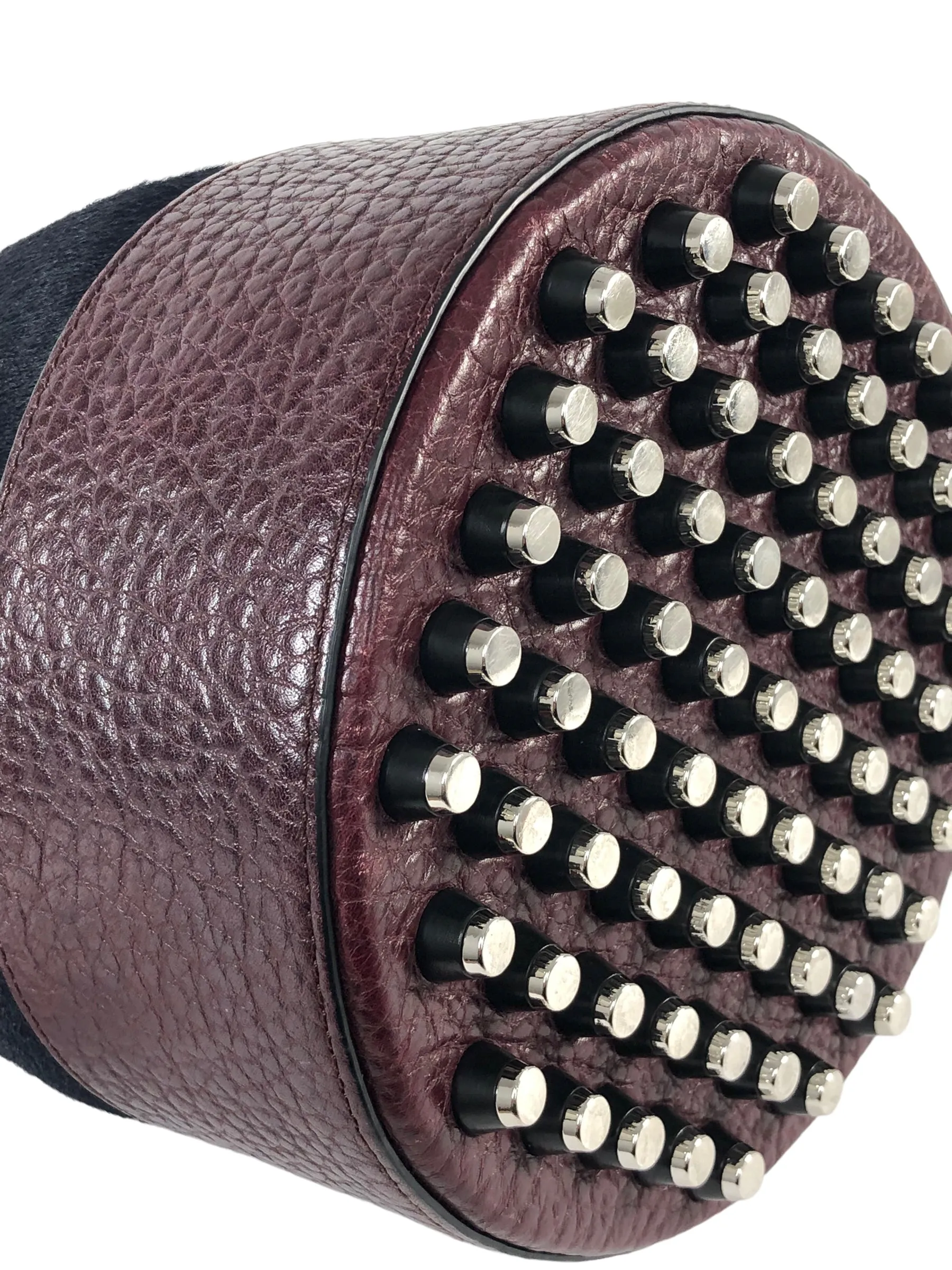 Alexander Wang Black Pony Hair Bucket Bag