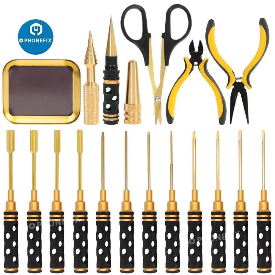 All In 1 RC Car Screwdriver Set Plier Hex Sleeve Socket Repair Toolkit