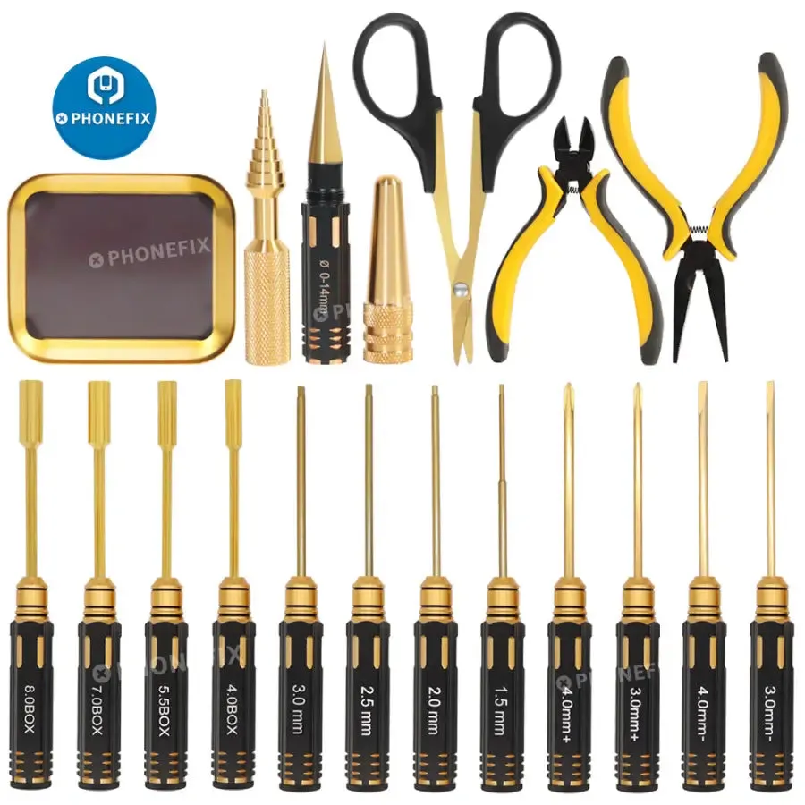 All In 1 RC Car Screwdriver Set Plier Hex Sleeve Socket Repair Toolkit