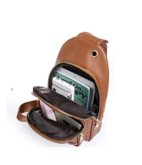 Allana Sling Pack Crossbody Bag Vegan Leather