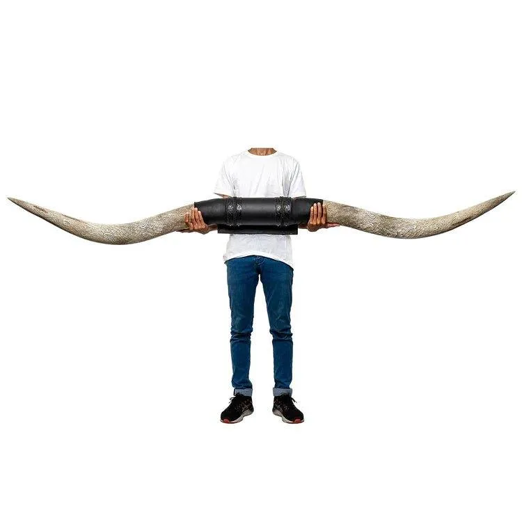 Atticus Carved Longhorns Mount XL