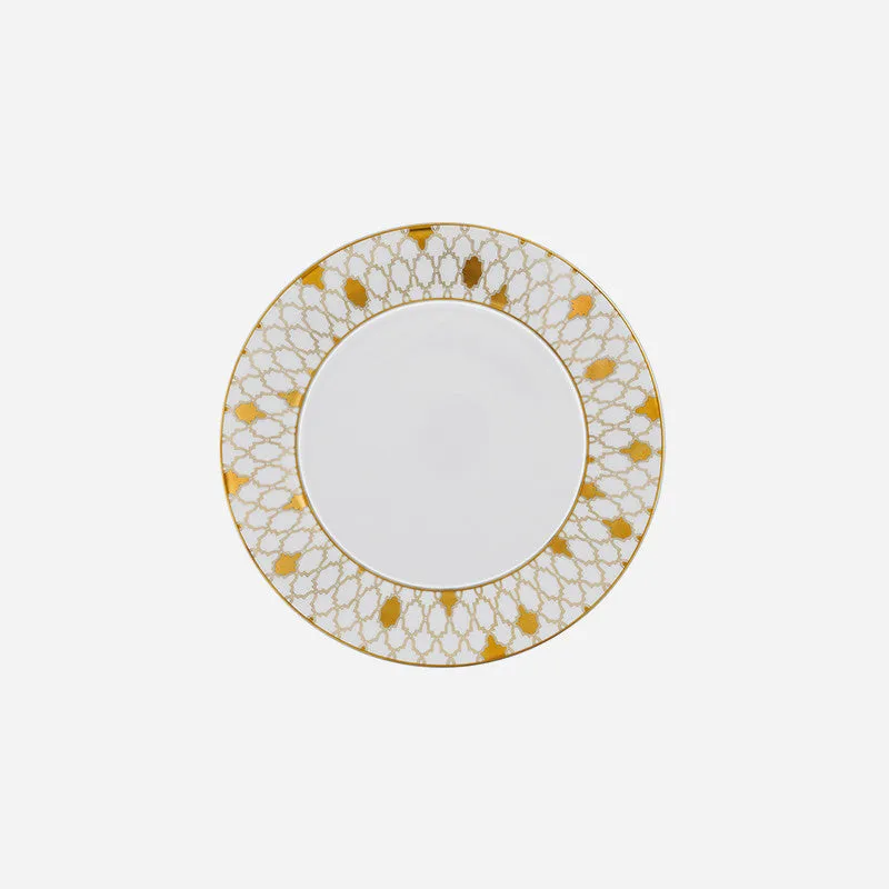 Auréole Dorée Dessert Plate
