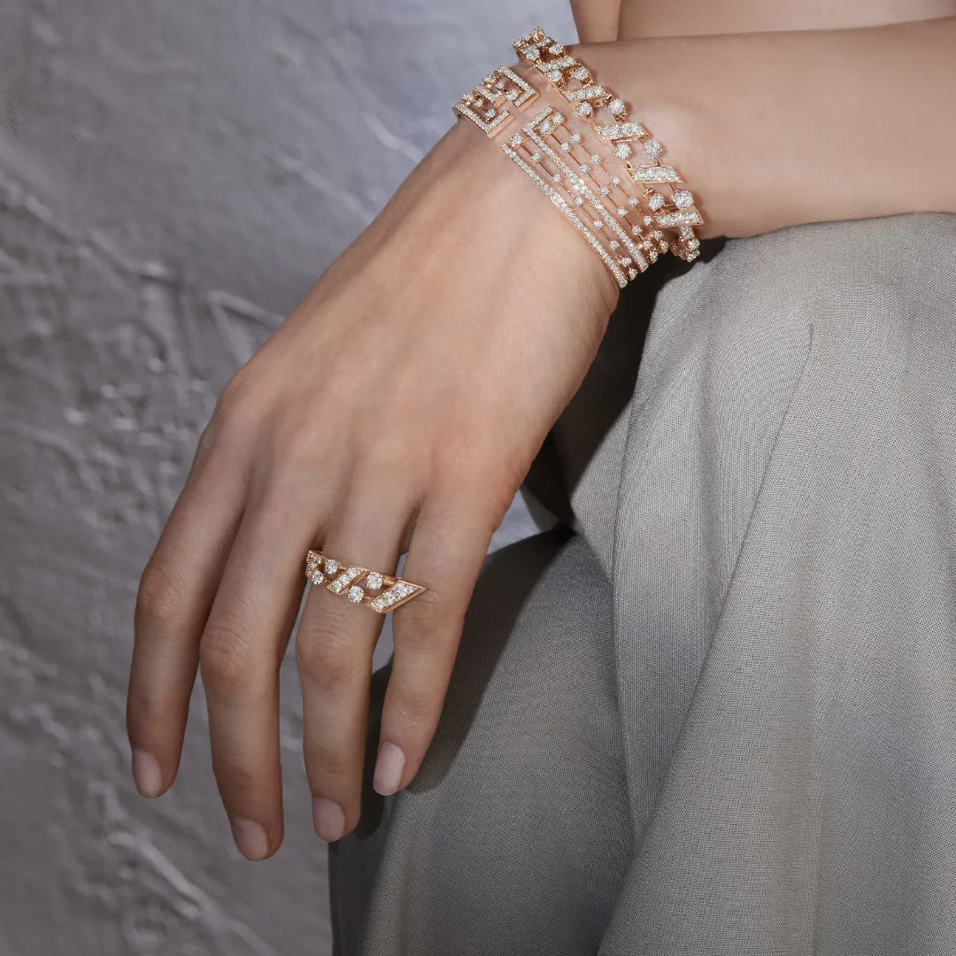 Avenues Statement Hinged Bracelet