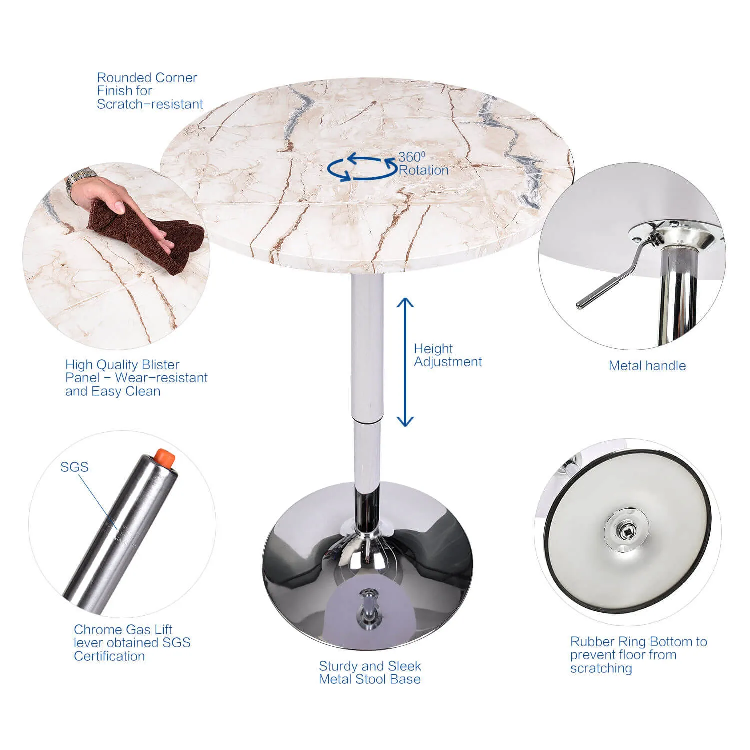 Bar Table Set 3-Piece OW0301