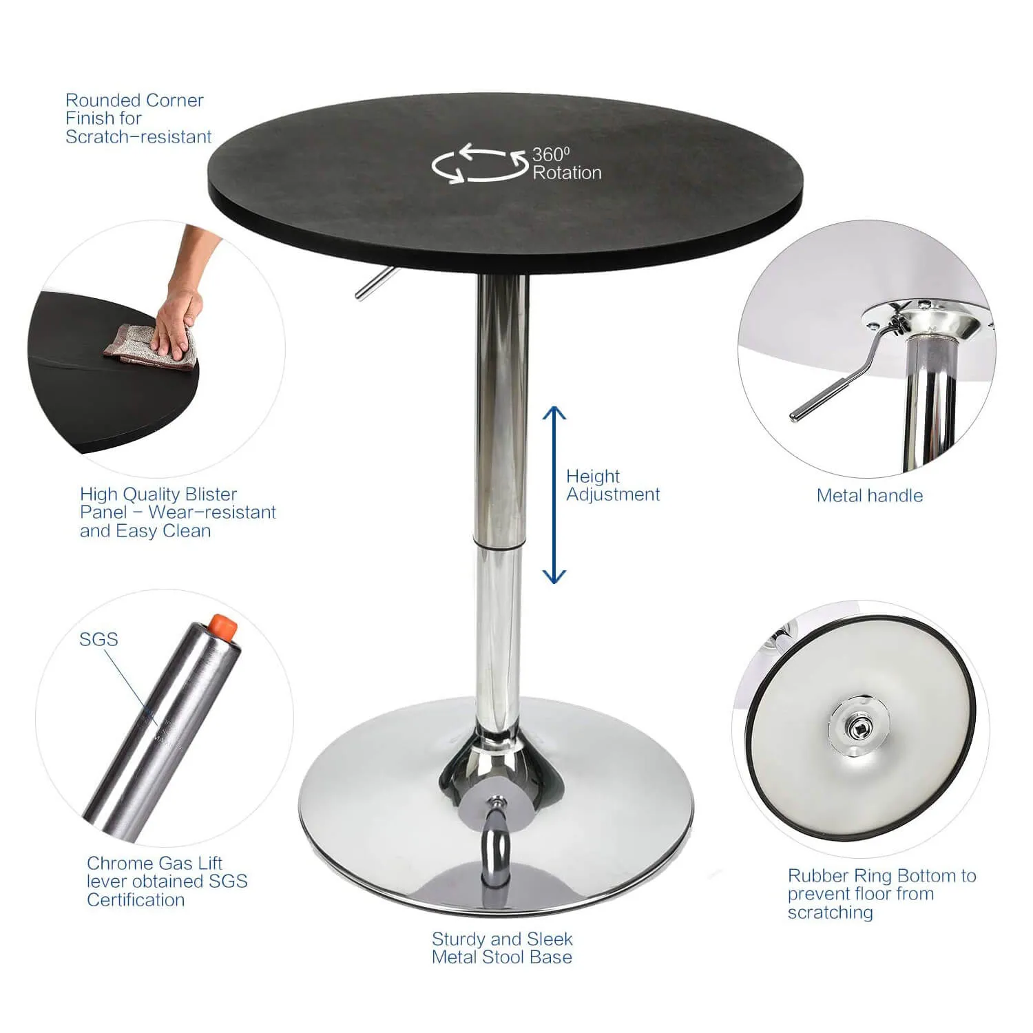 Bar Table Set 3-Piece OW0301