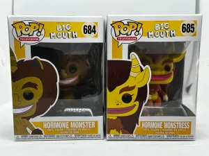 Big Mouth - Hormone Monster #684 & Hormone Monstress #685 Pop! Vinyl Bundle (Set of 2)