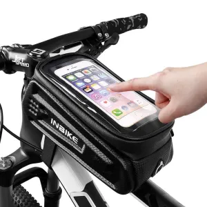 Bike Phone Bag Rainproof Bicycle Front Bag 6.5inch Touchscreen Phone Case Top Tube Bag