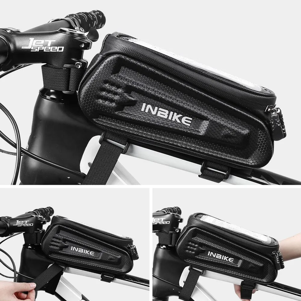 Bike Phone Bag Rainproof Bicycle Front Bag 6.5inch Touchscreen Phone Case Top Tube Bag