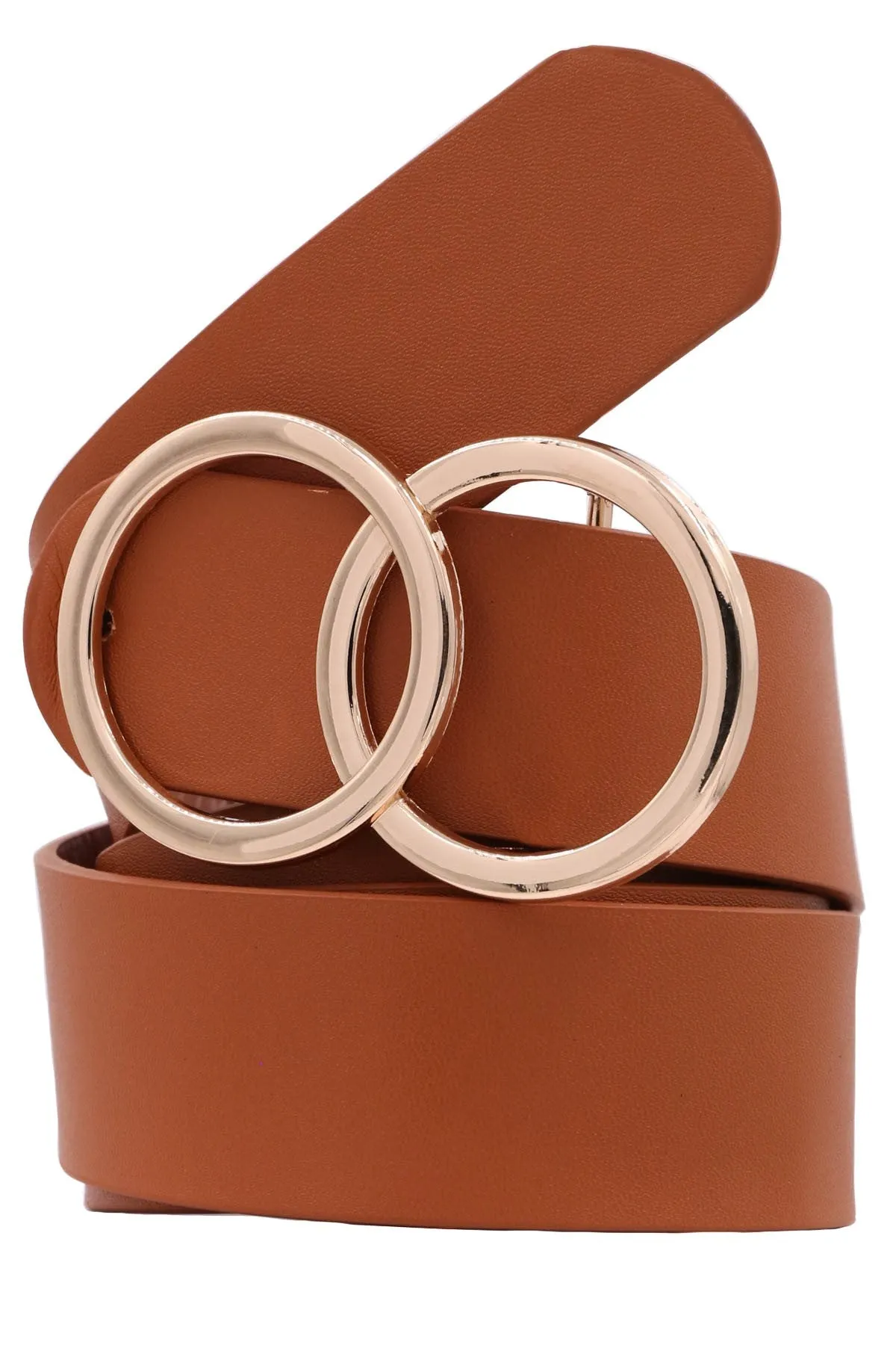 Billy Double Ring Faux Leather Belt (multi)