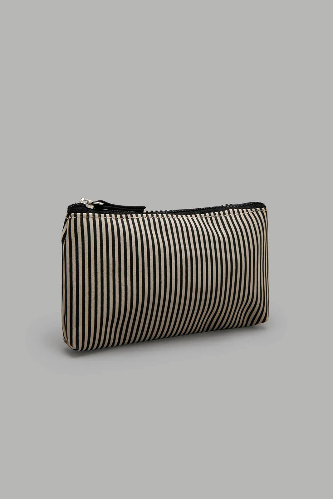 Black Animal Print Cosmetic Pouches (5 Piece)