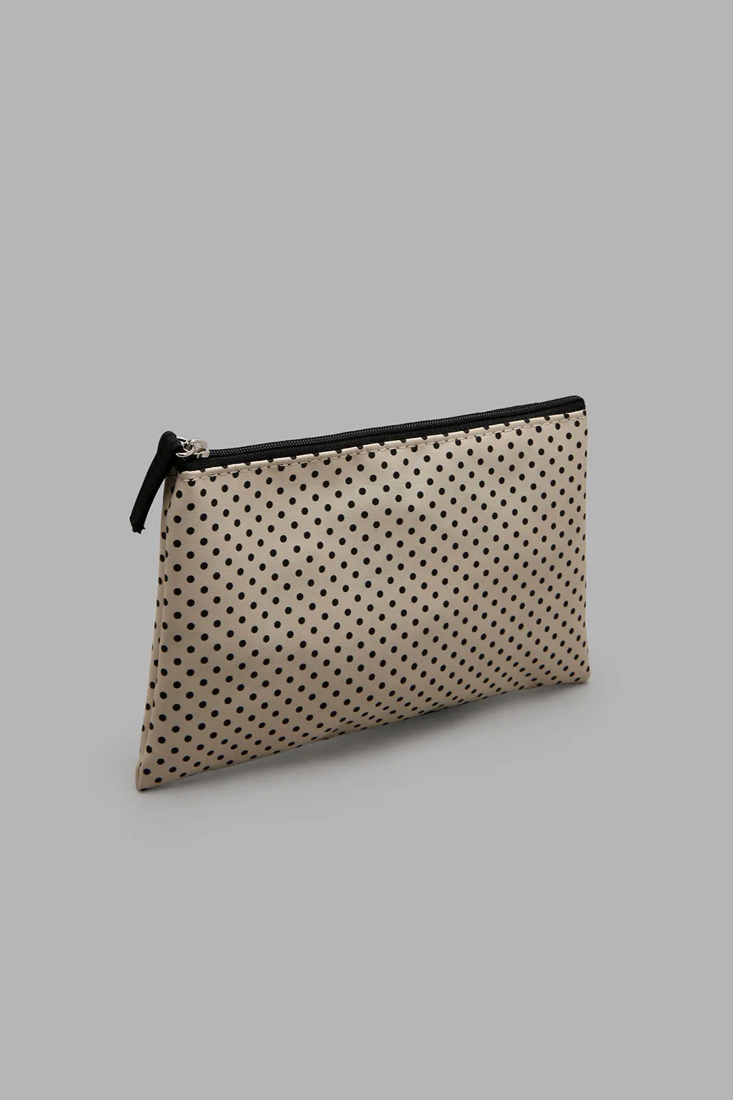 Black Animal Print Cosmetic Pouches (5 Piece)