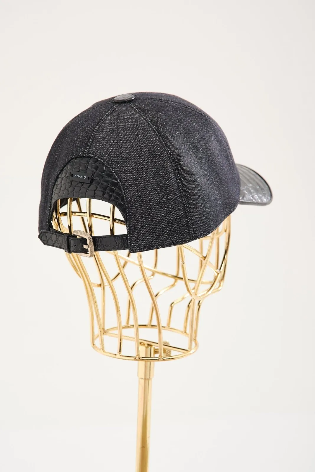 Black Crocodile Cap