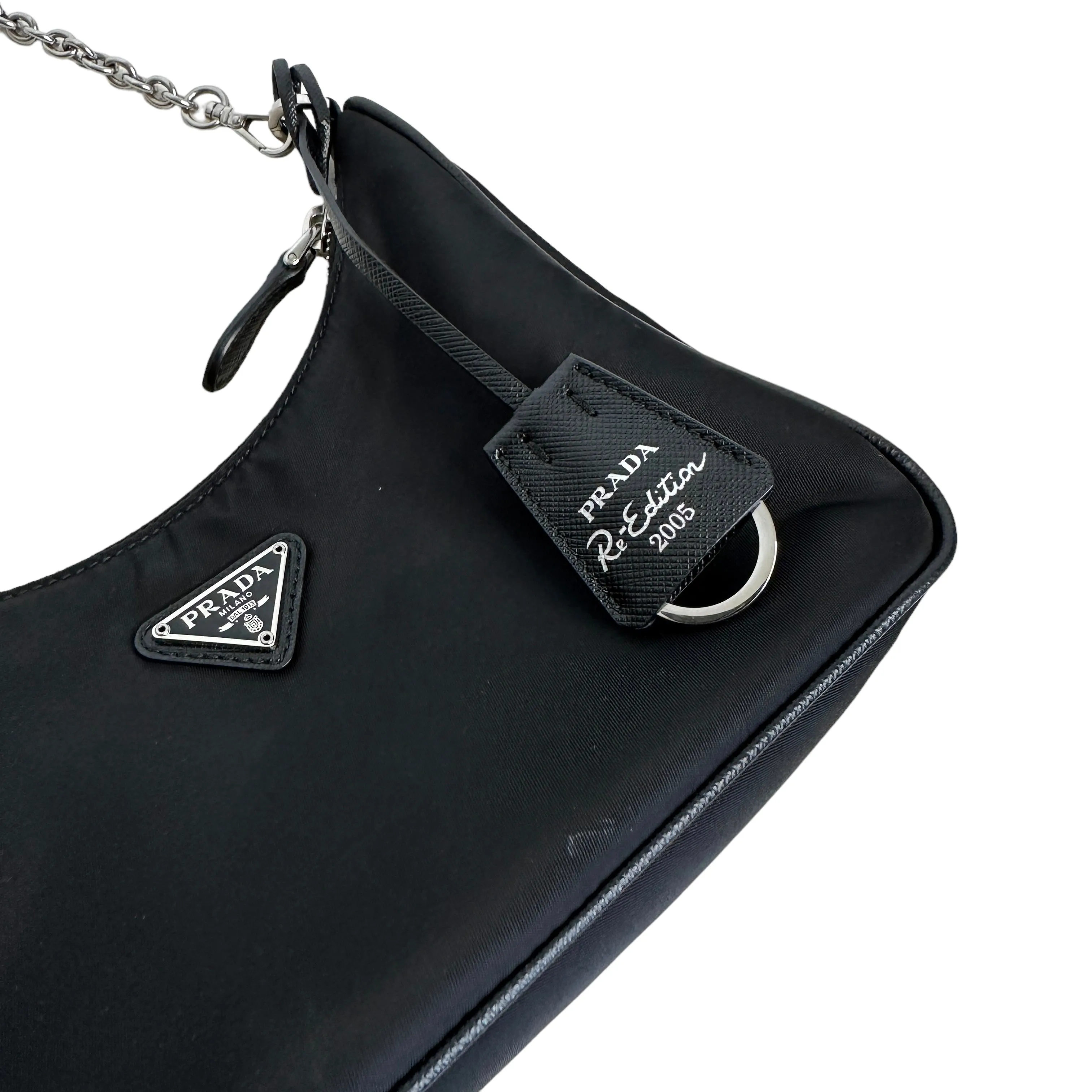 Black Nylon Reedition Bag