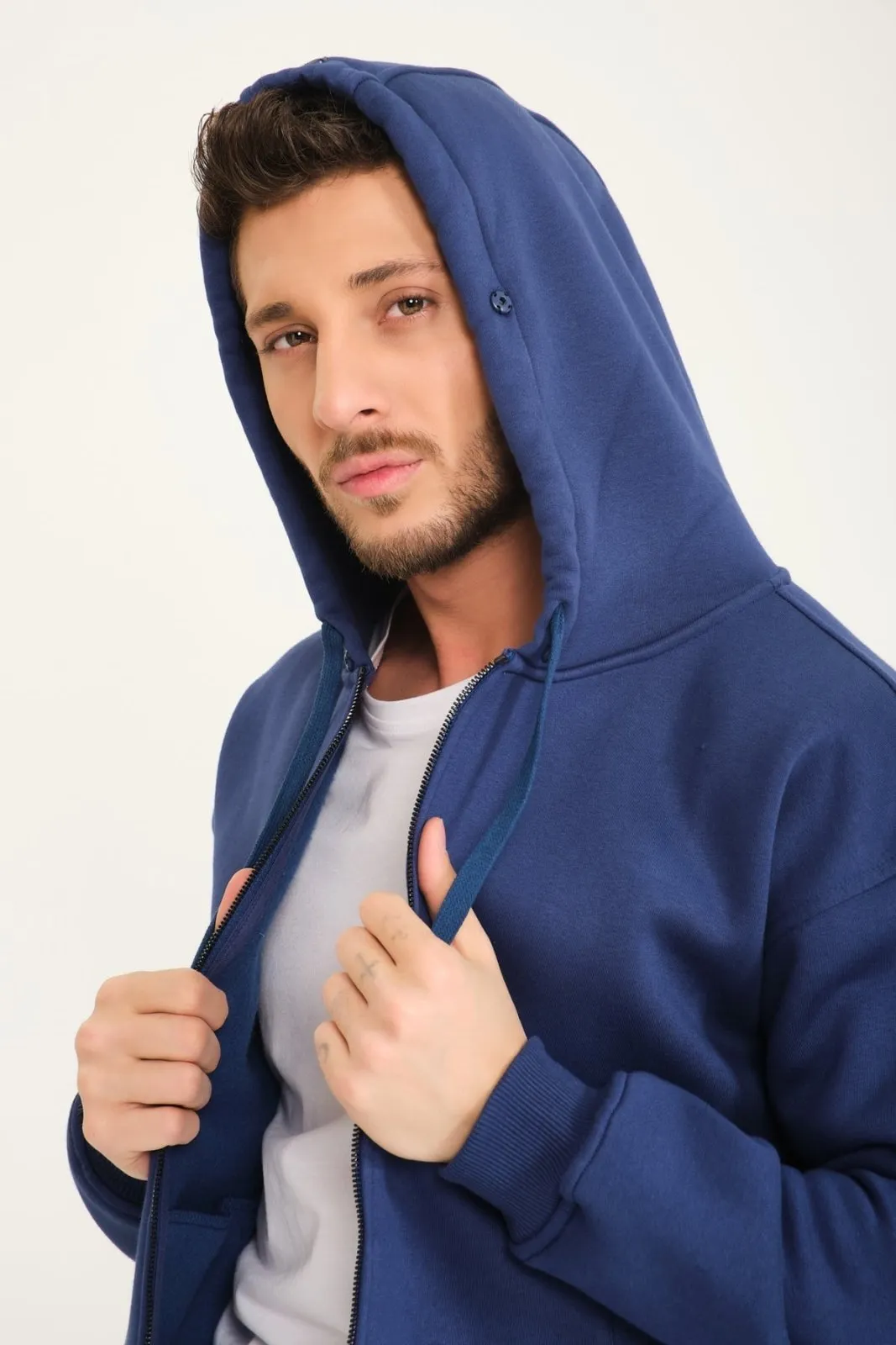 Blue Chinchilla Hoodie & Jogger Set