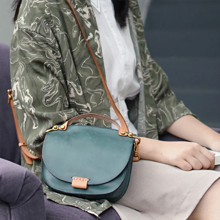 Brown Leather Crossbody Purse Cross Shoulder Bag For Women