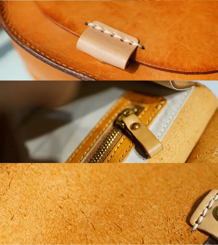 Brown Leather Crossbody Purse Cross Shoulder Bag For Women