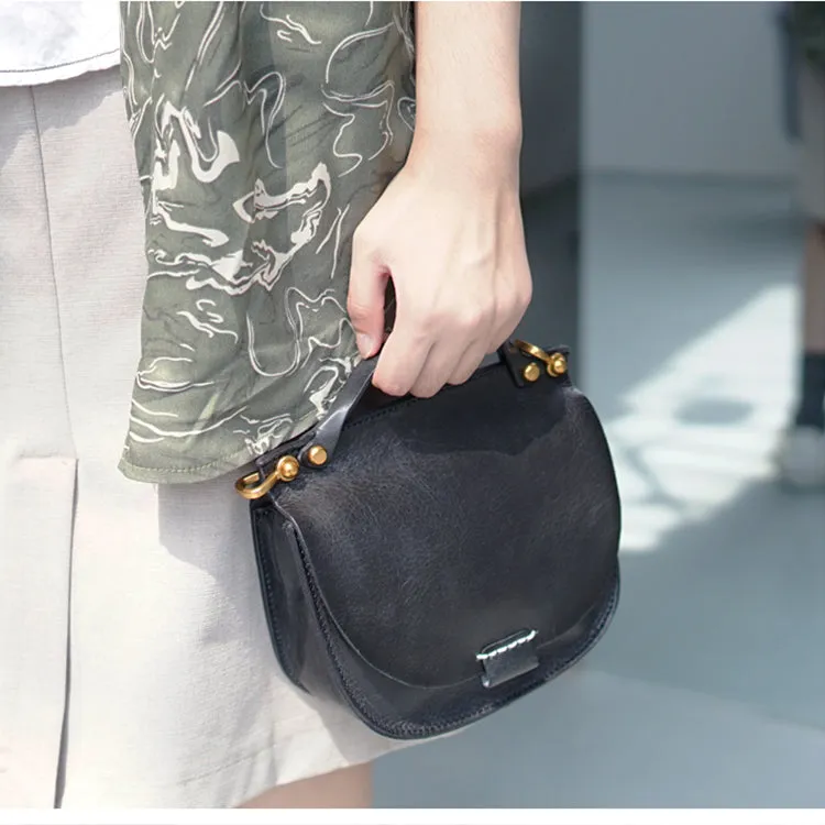 Brown Leather Crossbody Purse Cross Shoulder Bag For Women