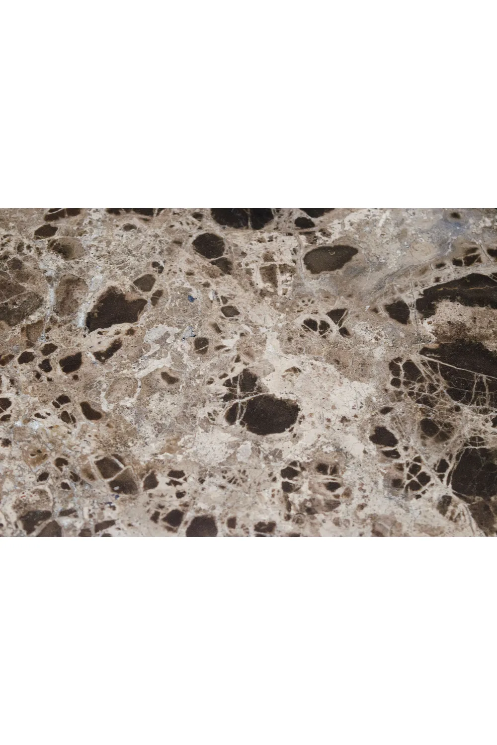 Brown Marble Round Dining Table | Versmissen Razor
