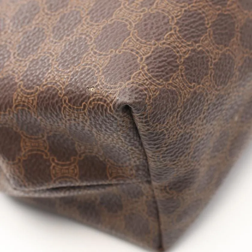 Celine Vintage Cosmetic Macadam Pouch - AWL3787