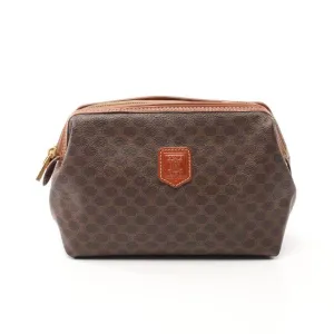 Celine Vintage Cosmetic Macadam Pouch - AWL3787