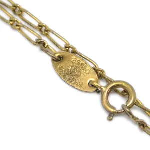 Chanel Bag Chain Pendant Necklace Gold