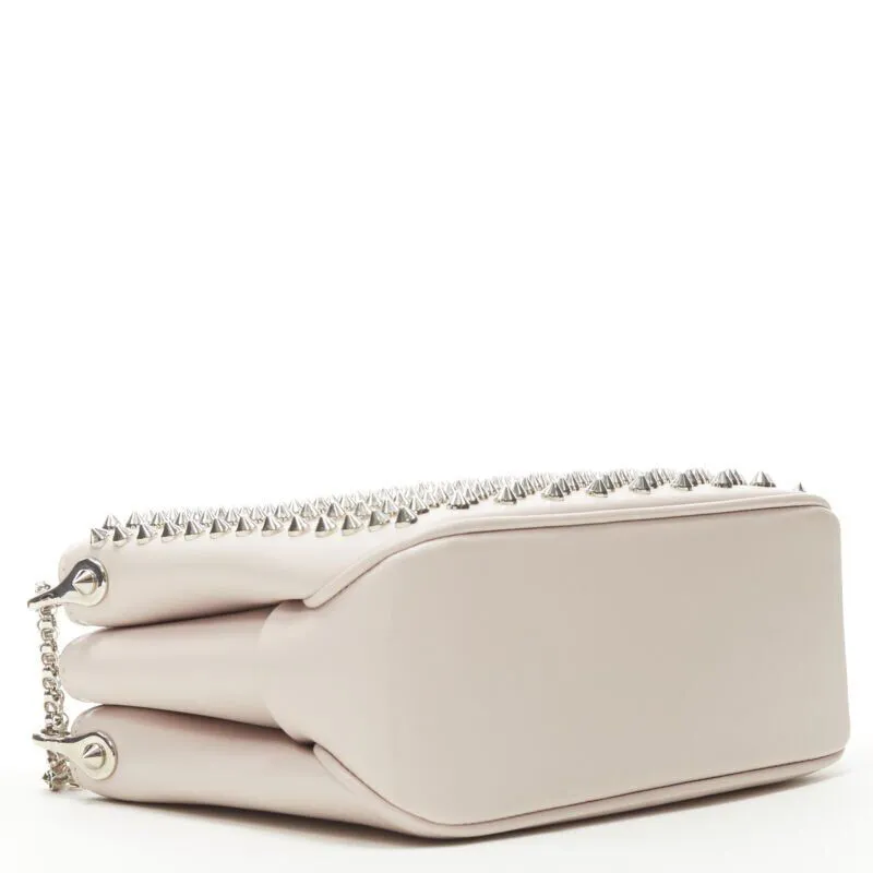 CHRISTIAN LOUBOUTIN Triloubi studded trio gusset shoulder chain crossbody bag