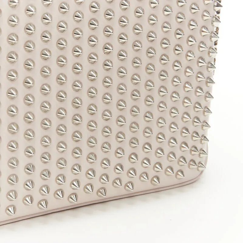 CHRISTIAN LOUBOUTIN Triloubi studded trio gusset shoulder chain crossbody bag