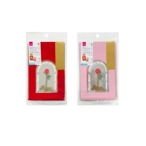 Clear Plastic Bag with Bottom Gusset Fleur - 18.5cm x 12cm x 5cm