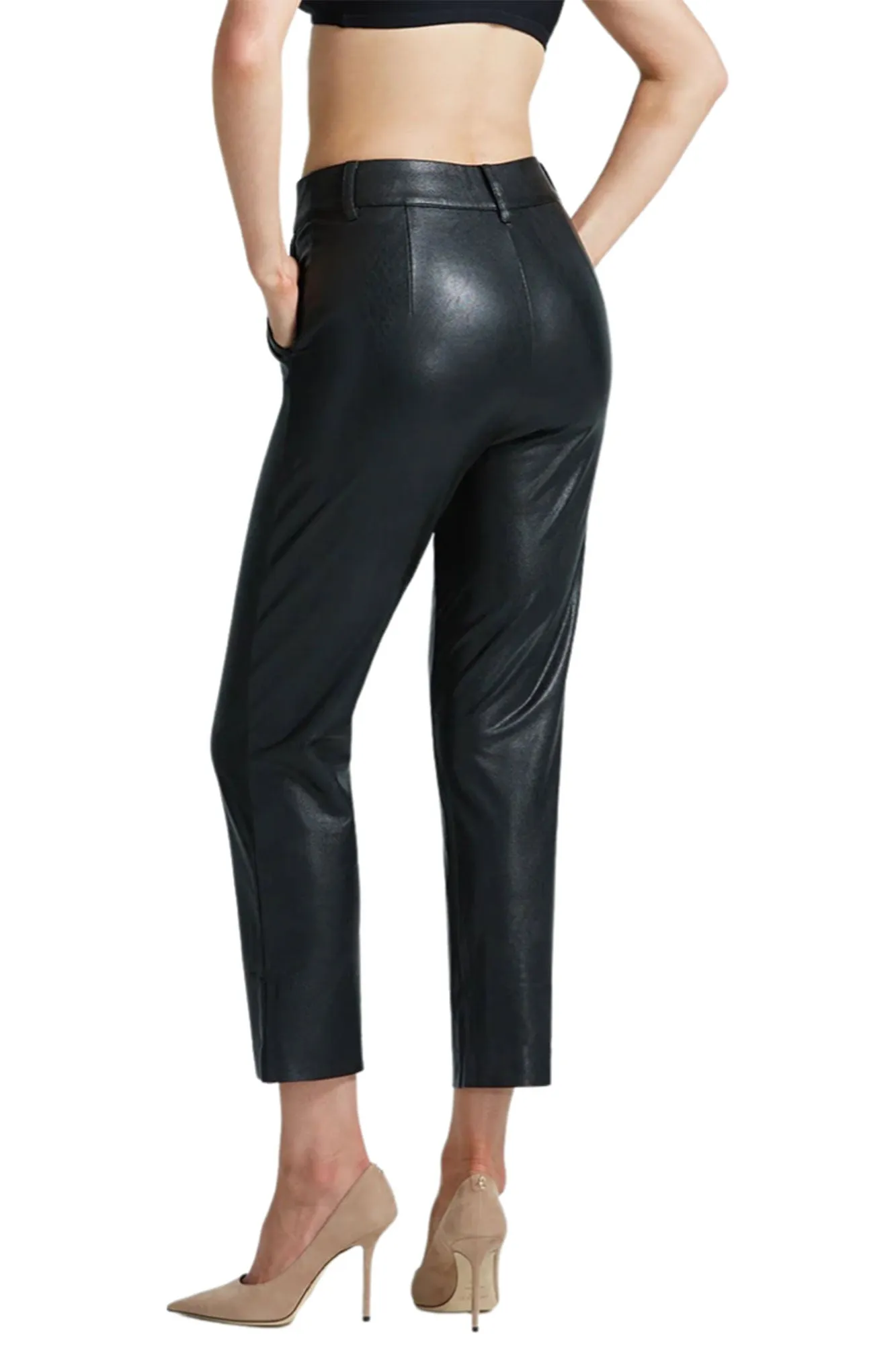 Commando- Faux Leather 7/8 Trouser