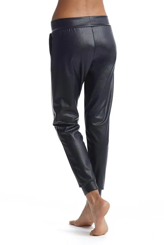 Commando Faux Leather Jogger