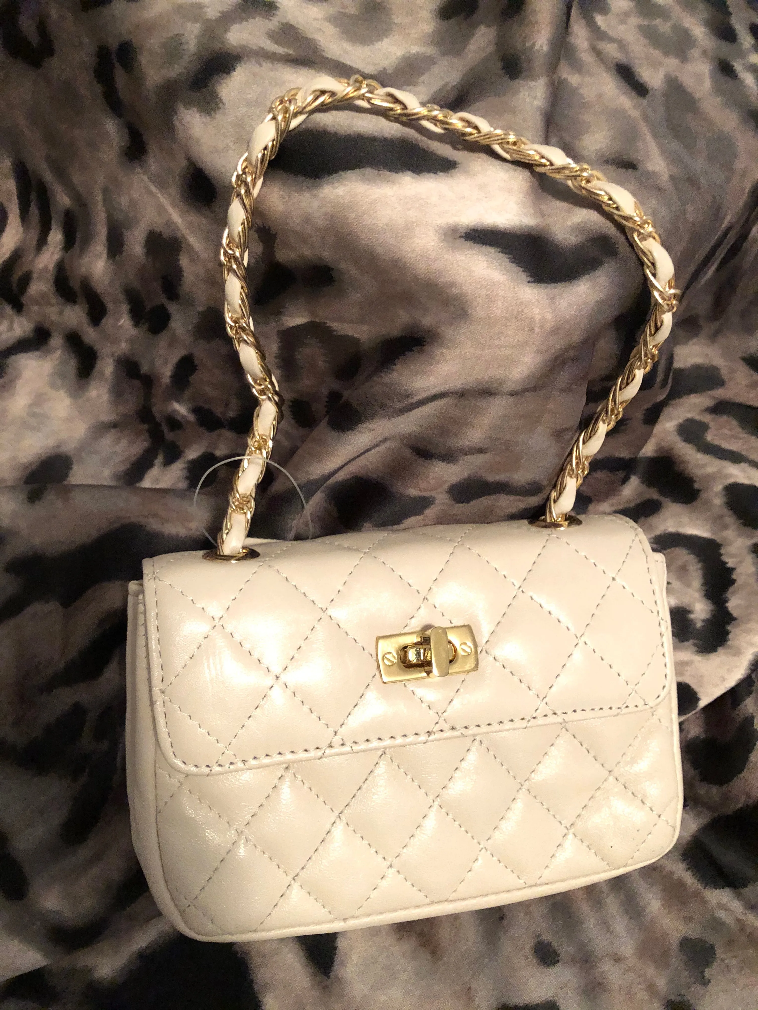 consignment bag - smaller quilted leather