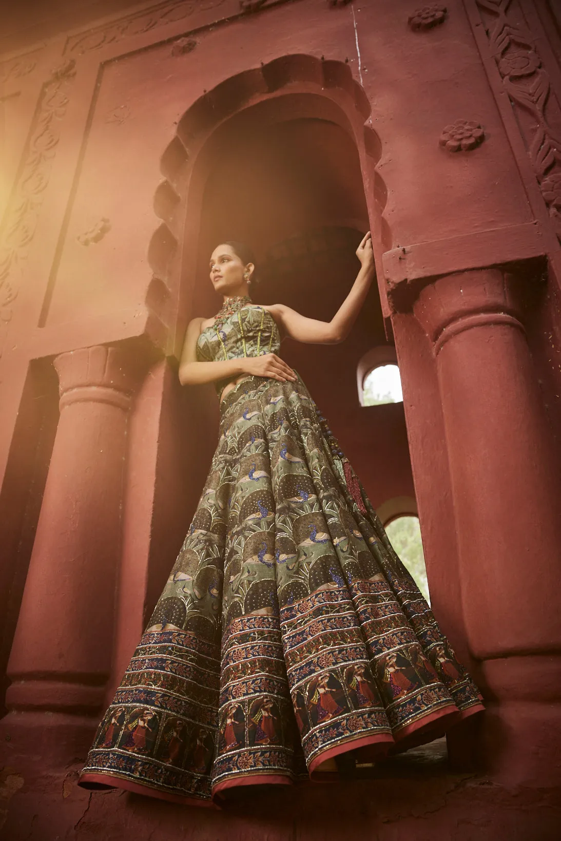 Corset Lehnga set