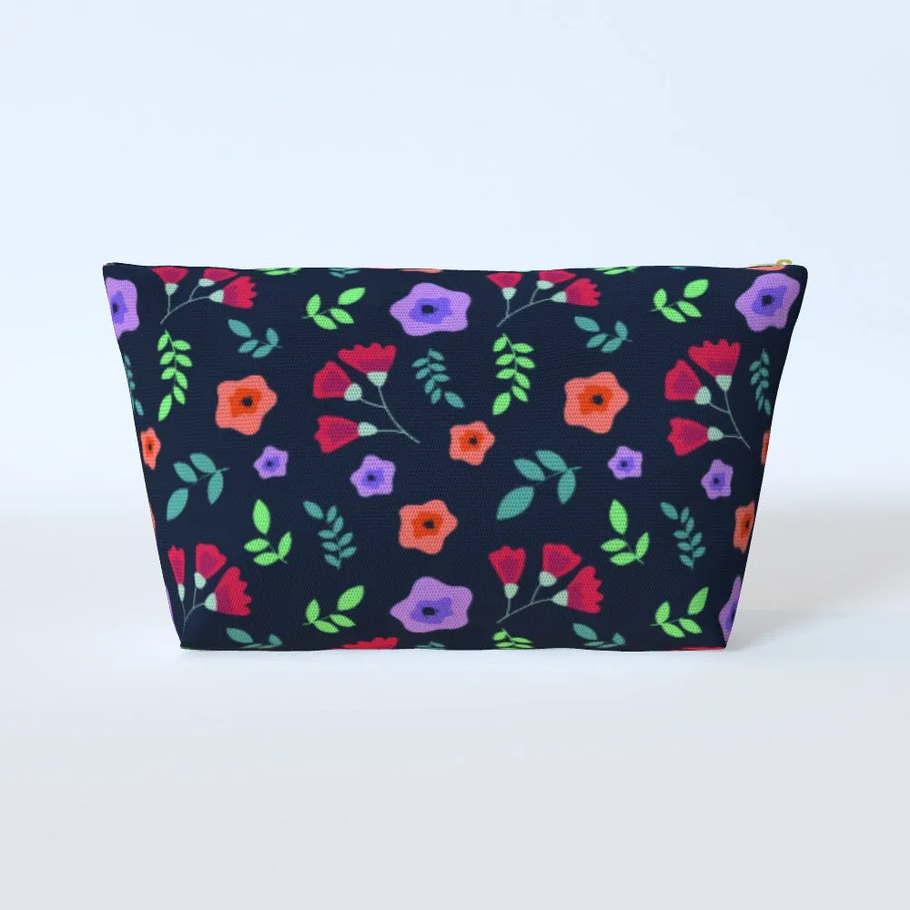 Cosmetic Bag - Dark Flowers