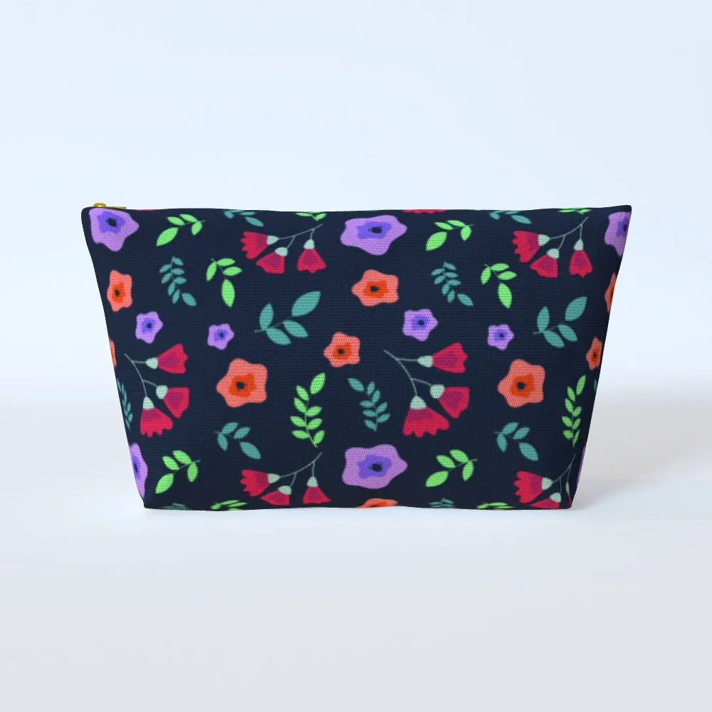 Cosmetic Bag - Dark Flowers