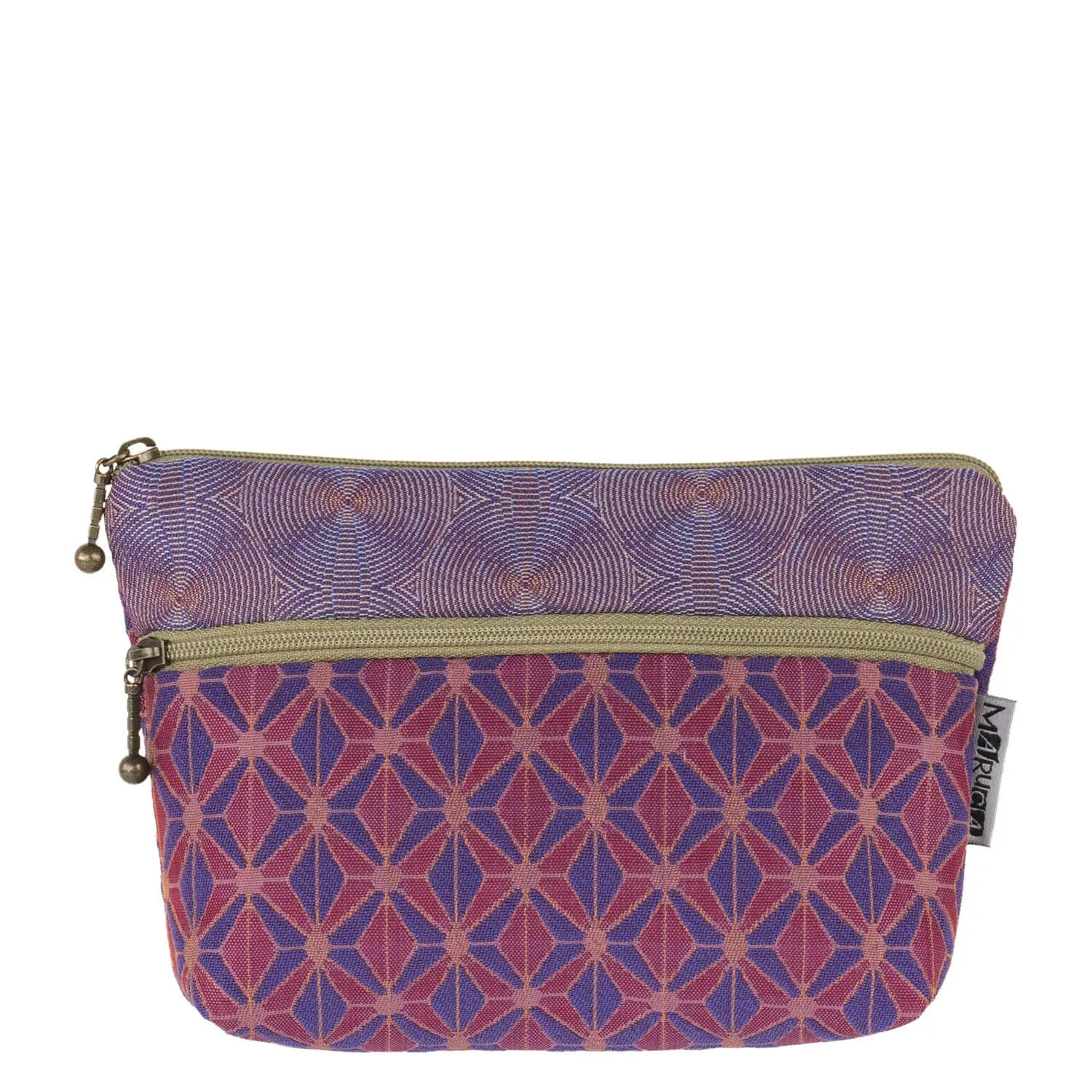 Cosmetic Bag in Kumiko Royal by Maruca Design