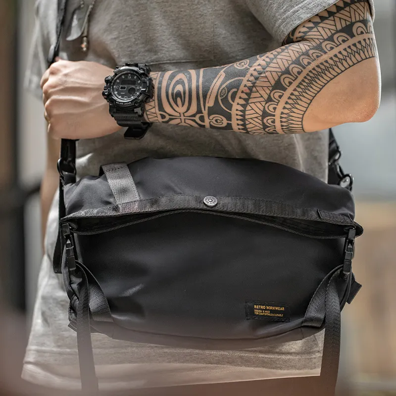CYCLING BAG, CROSSBODY BAG, MESSENGER BAG WITH MULTI-FUNCTIONAL LARGE-CAPACITY
