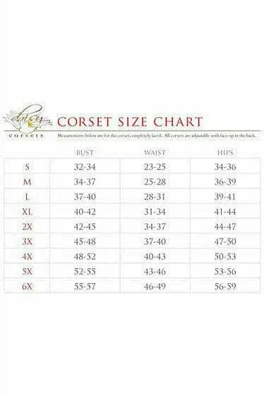 Deluxe Faux Leather Steel Boned Corset with Rivets