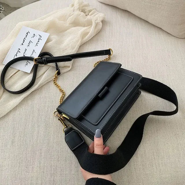 Designer Leather Crossbody Bag
