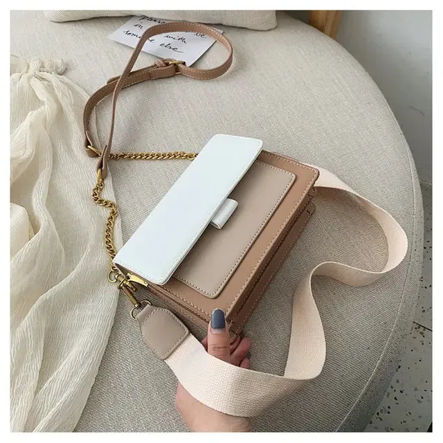 Designer Leather Crossbody Bag