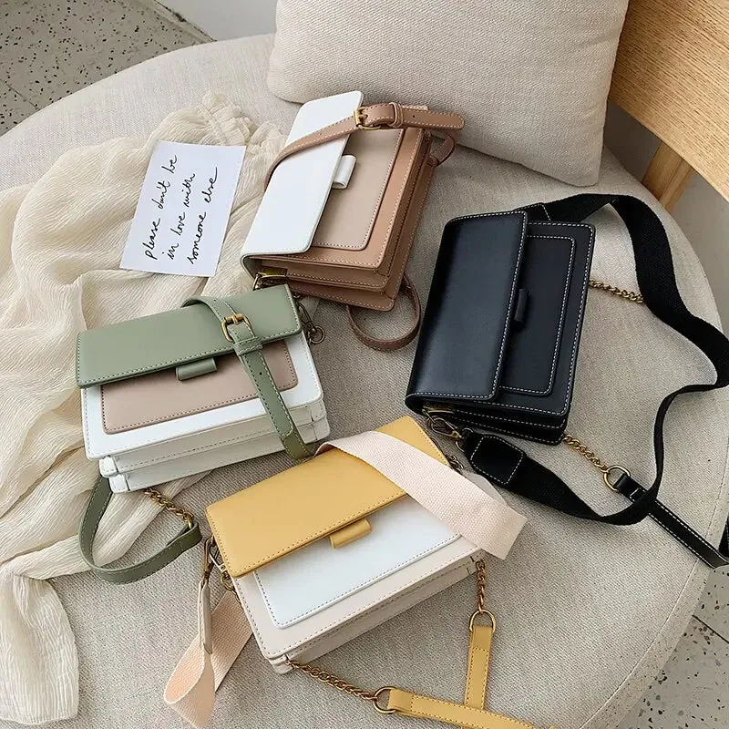 Designer Leather Crossbody Bag