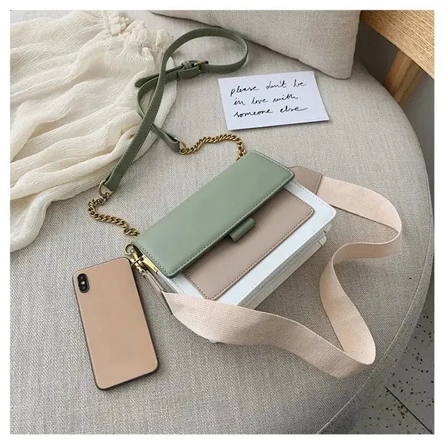 Designer Leather Crossbody Bag