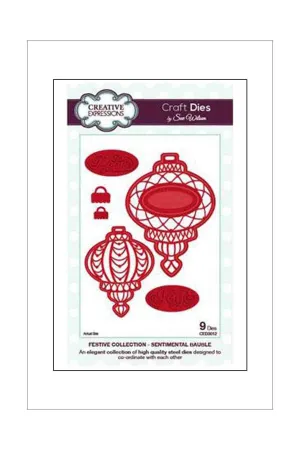 Dies - Creative Expressions Sue Wilson - Christmas - Sentimental Bauble