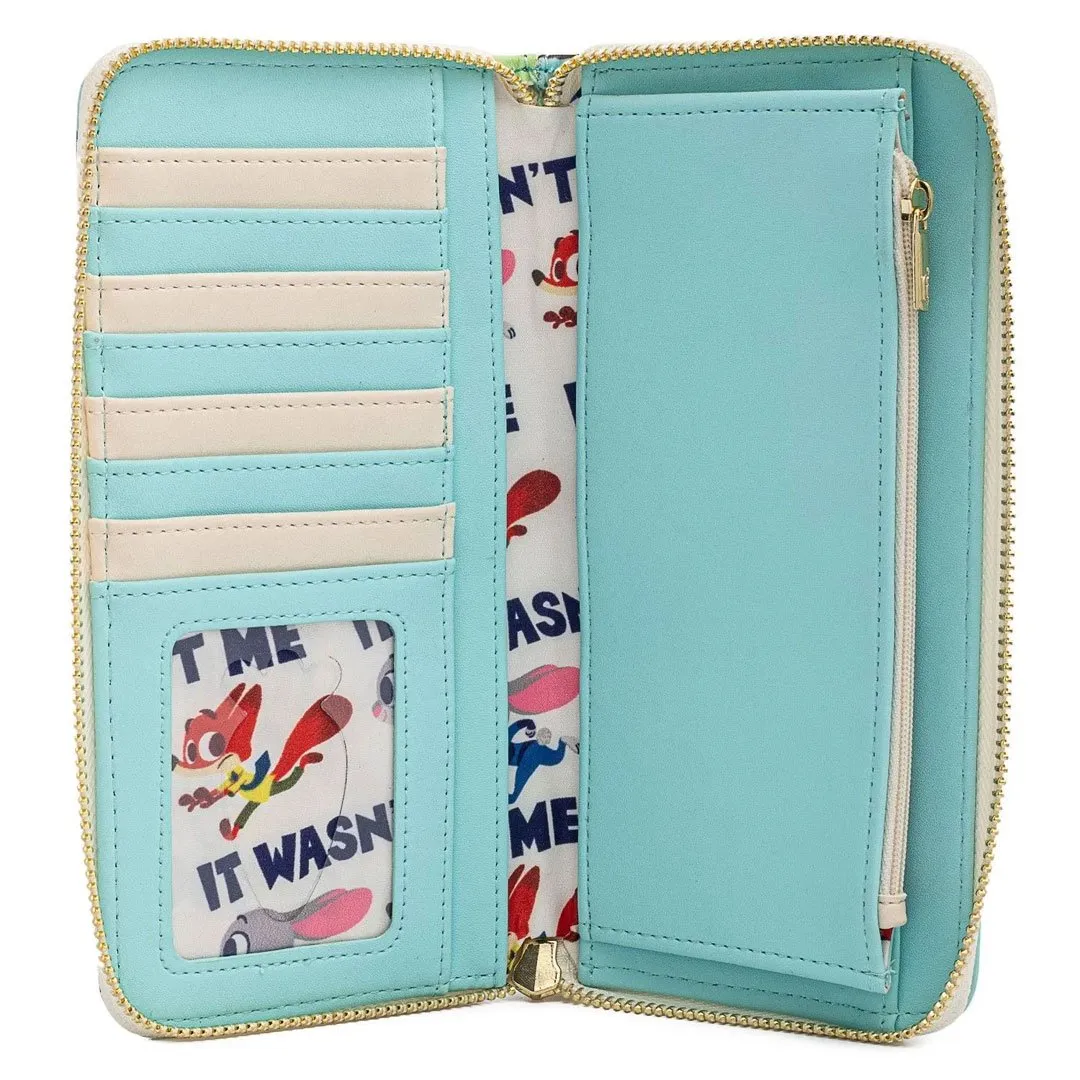 Disney Zootopia Chibi Group Zip-Around Wallet
