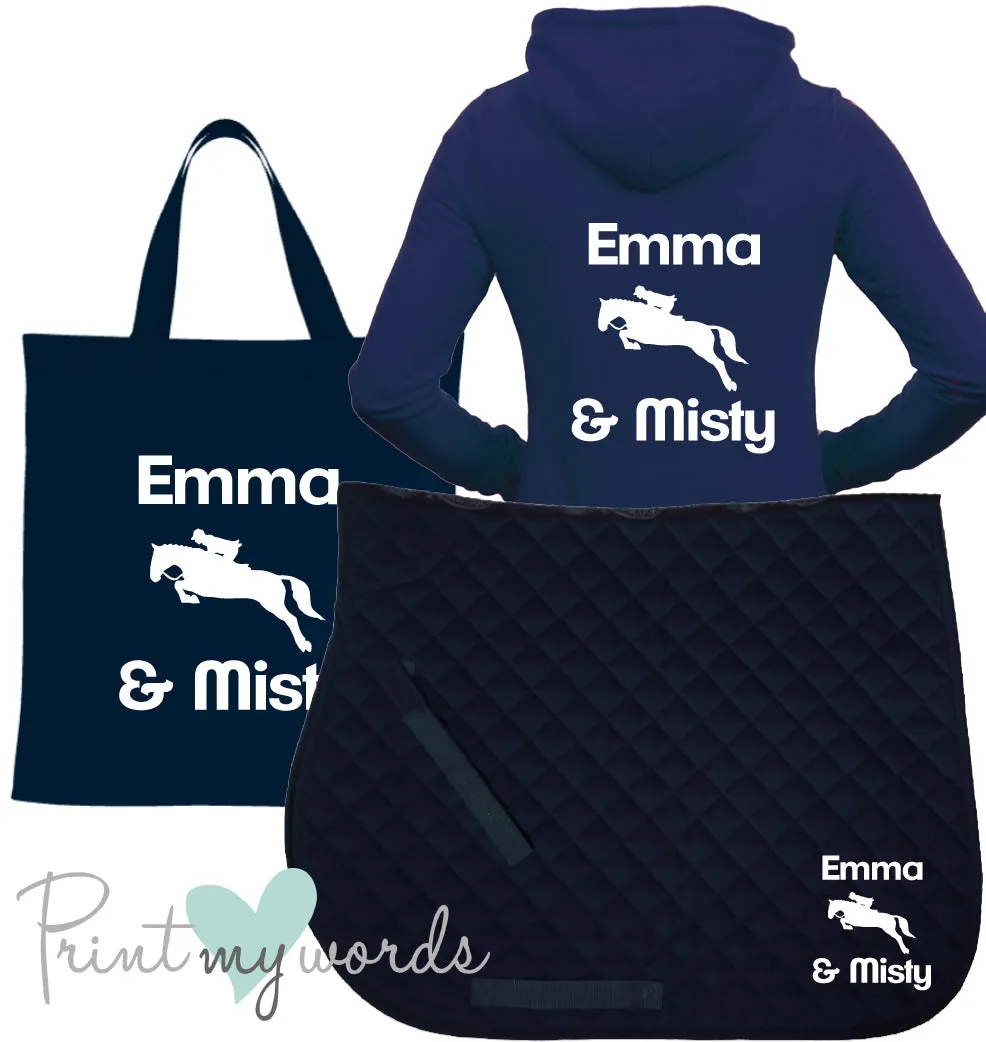 'Dolly' Ladies Personalised Matching Equestrian Set - Jumping Design