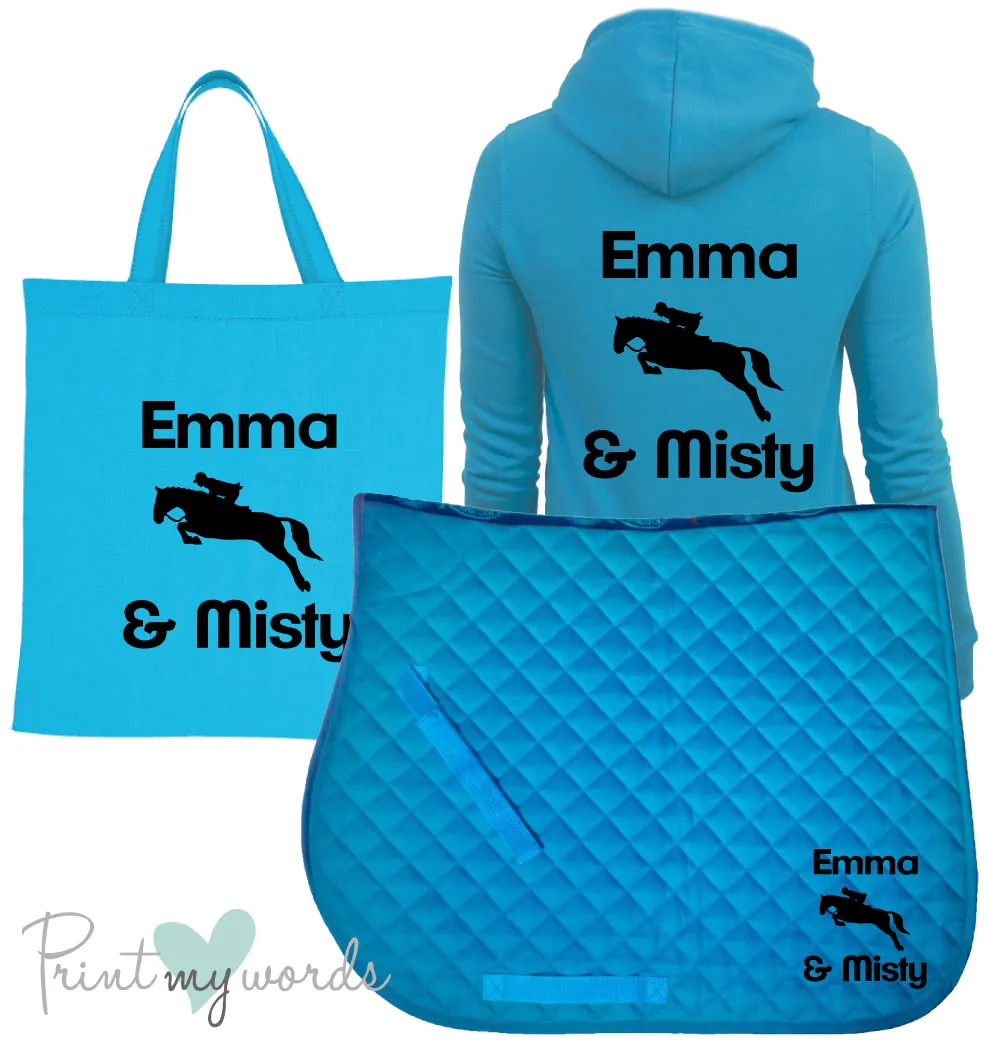 'Dolly' Ladies Personalised Matching Equestrian Set - Jumping Design